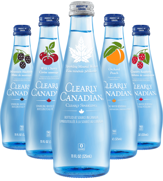 Clearly Canadian sparkling water