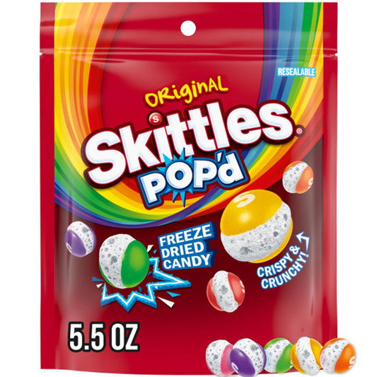 Freeze dried skittles